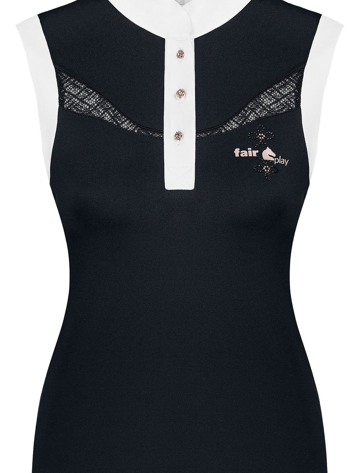 Fair Play "Cecile" Rose Gold Sleeveless Show Shirt - 3 Colors - Fair Play - Equiluxe Tack