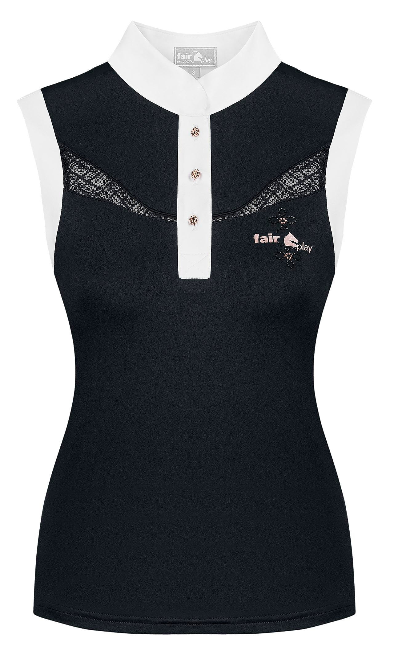 Fair Play "Cecile" Rose Gold Sleeveless Show Shirt - 3 Colors - Fair Play - Equiluxe Tack