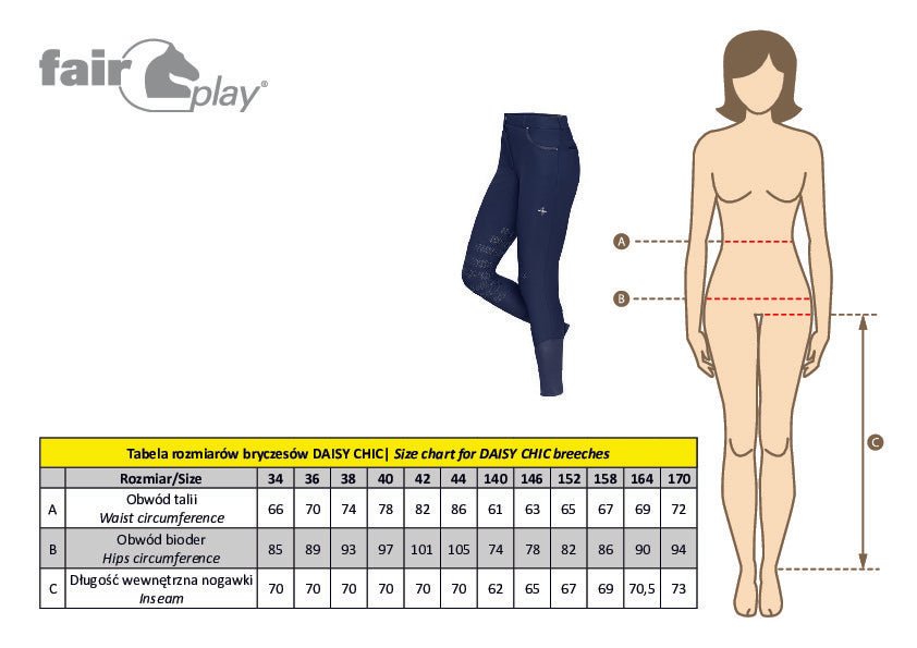 Fair Play "Daisy Chic" Women's Breeches - 3 Colors - Fair Play - Equiluxe Tack
