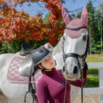 Fair Play Dusty Pink Rose Gold "Azuryt Ceramic" Jump & Dressage Saddle Pad - Fair Play - Equiluxe Tack