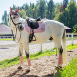 Fair Play Dusty Pink Rose Gold "Azuryt Ceramic" Jump & Dressage Saddle Pad - Fair Play - Equiluxe Tack