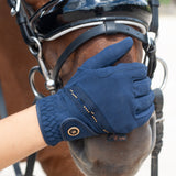 Fair Play "Flash" Mesh & Leather Crystal Gloves - Fair Play - Equiluxe Tack