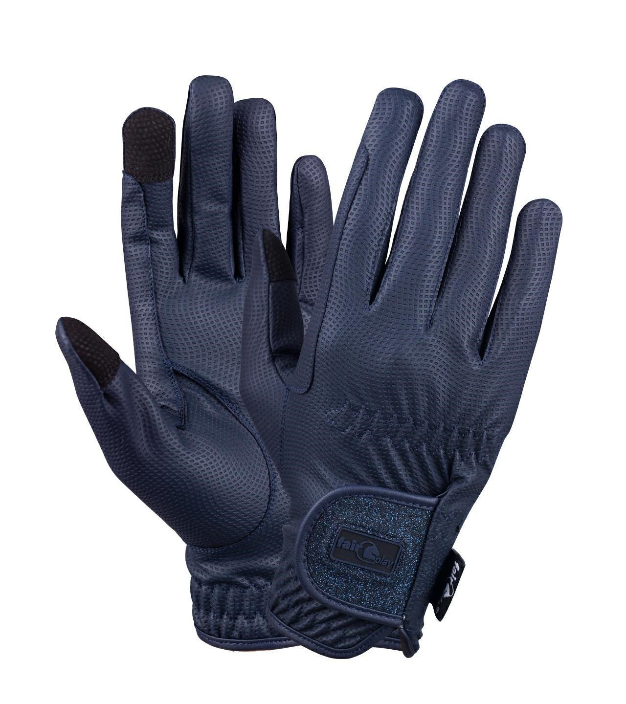Fair Play "Glam" Glitter Riding Gloves - Fair Play - Equiluxe Tack