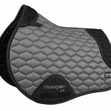 Fair Play Grey & Black "Hexagon Air Mesh" Jump & Dressage Pad - Fair Play - Equiluxe Tack