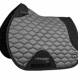 Fair Play Grey & Black "Hexagon Air Mesh" Jump & Dressage Pad - Fair Play - Equiluxe Tack