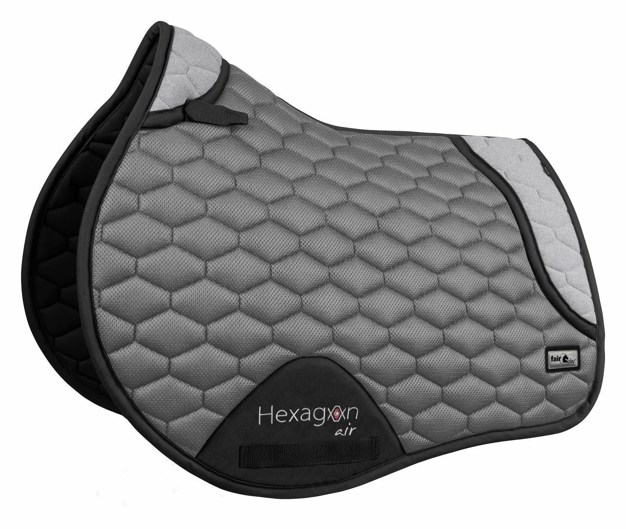 Fair Play Grey "Hexagon Air Mesh" Jump & Dressage Pad - Fair Play - Equiluxe Tack