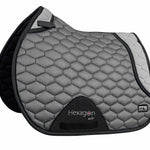 Fair Play Grey "Hexagon Air Mesh" Jump & Dressage Pad - Fair Play - Equiluxe Tack