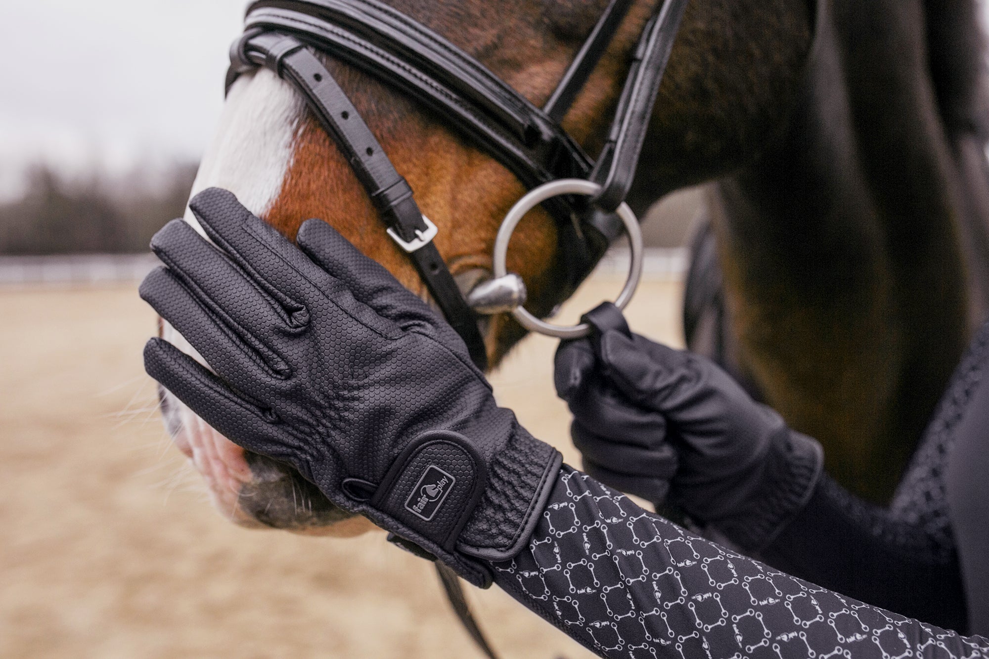 Fair Play "Grippi" Anti Slip Winter Riding Gloves - Fair Play - Equiluxe Tack