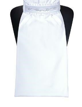 Fair Play "Harmony" Ready Tied Stock Tie - White Crystal Jets - Fair Play - Equiluxe Tack