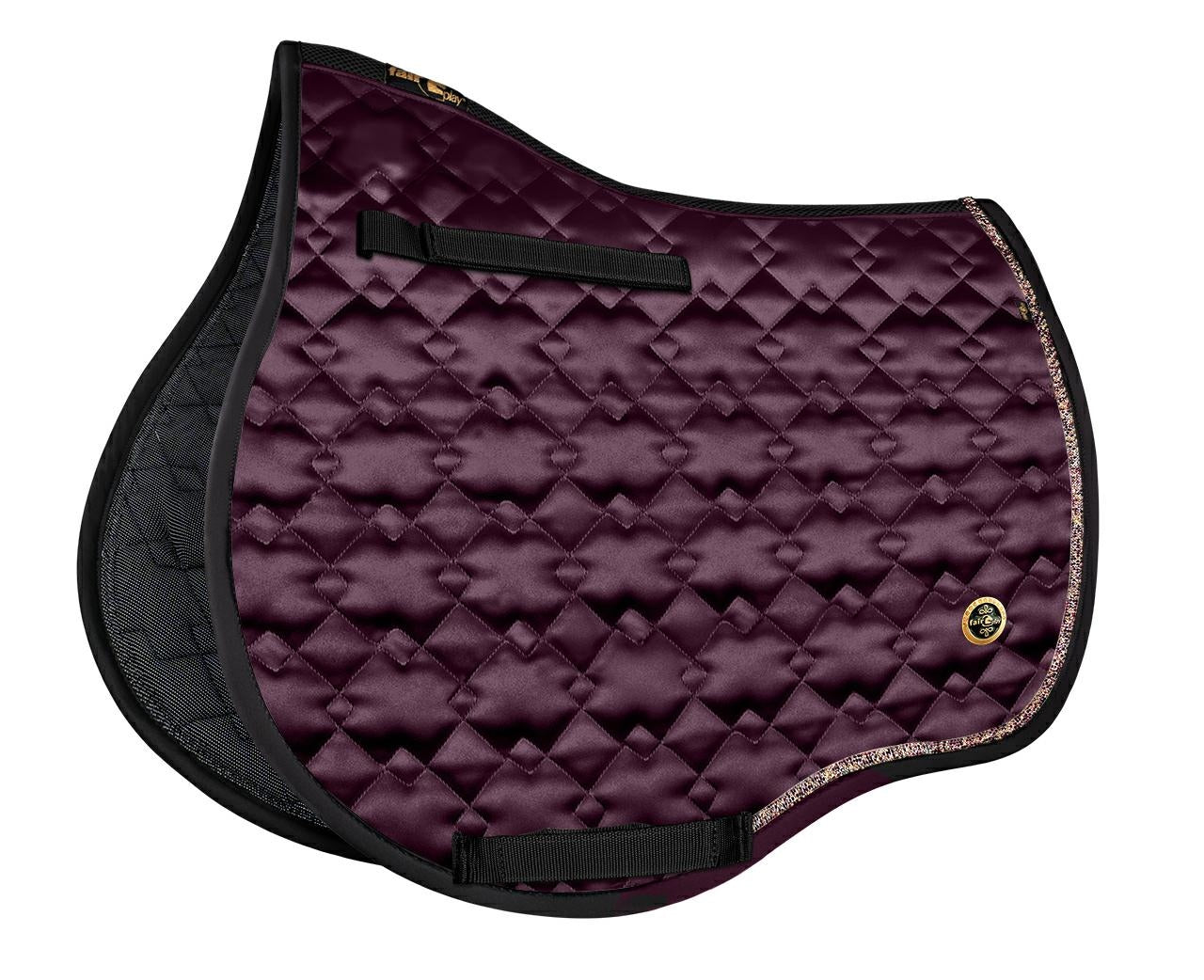 Fair Play "Hematite" Close Contact Saddle Pad - Royal Berry - Fair Play - Equiluxe Tack