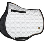 Fair Play "Hematite" Close Contact Saddle Pad - White - Fair Play - Equiluxe Tack