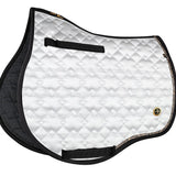 Fair Play "Hematite" Close Contact Saddle Pad - White - Fair Play - Equiluxe Tack