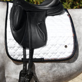 Fair Play "Hematite" Close Contact Saddle Pad - White - Fair Play - Equiluxe Tack