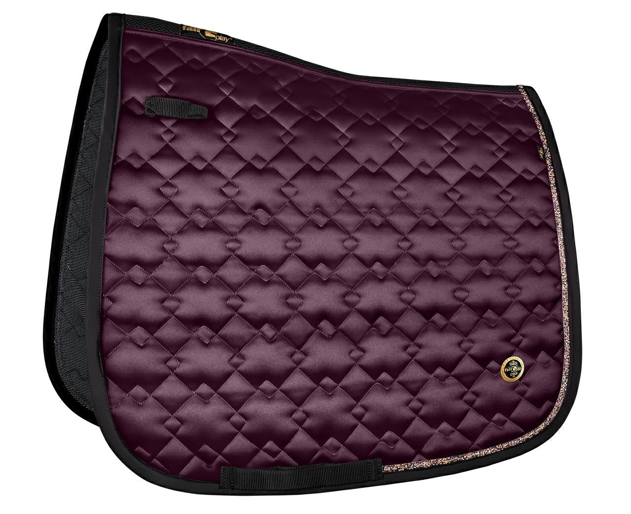 Fair Play "Hematite" Dressage Saddle Pad - Royal Berry - Fair Play - Equiluxe Tack