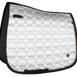 Fair Play "Hematite" Dressage Saddle Pad - White - Fair Play - Equiluxe Tack