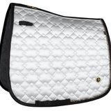 Fair Play "Hematite" Dressage Saddle Pad - White - Fair Play - Equiluxe Tack