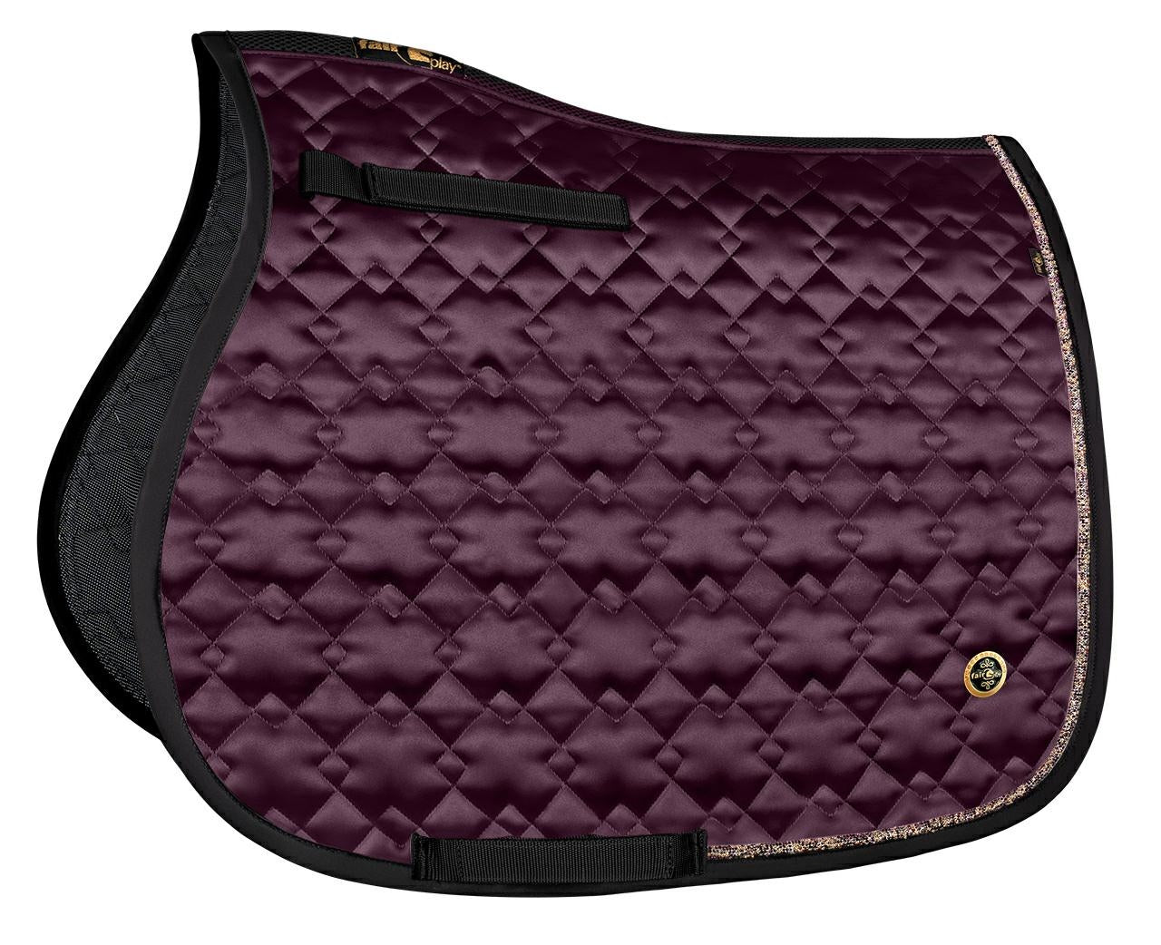 Fair Play "Hematite" Jump Saddle Pad - Royal Berry - Fair Play - Equiluxe Tack