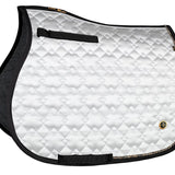 Fair Play "Hematite" Jump Saddle Pad - White - Fair Play - Equiluxe Tack