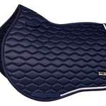 Fair Play "Hexagon Pearl" Navy Blue Saddle Pad - Jump & Dressage - Fair Play - Equiluxe Tack