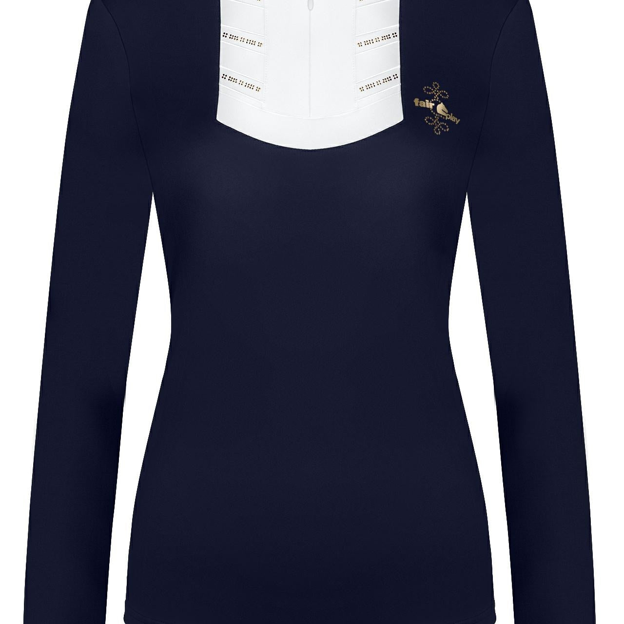 Fair Play "Ingrid" Vintage Gold Long Sleeve Show Shirt - Fair Play - Equiluxe Tack