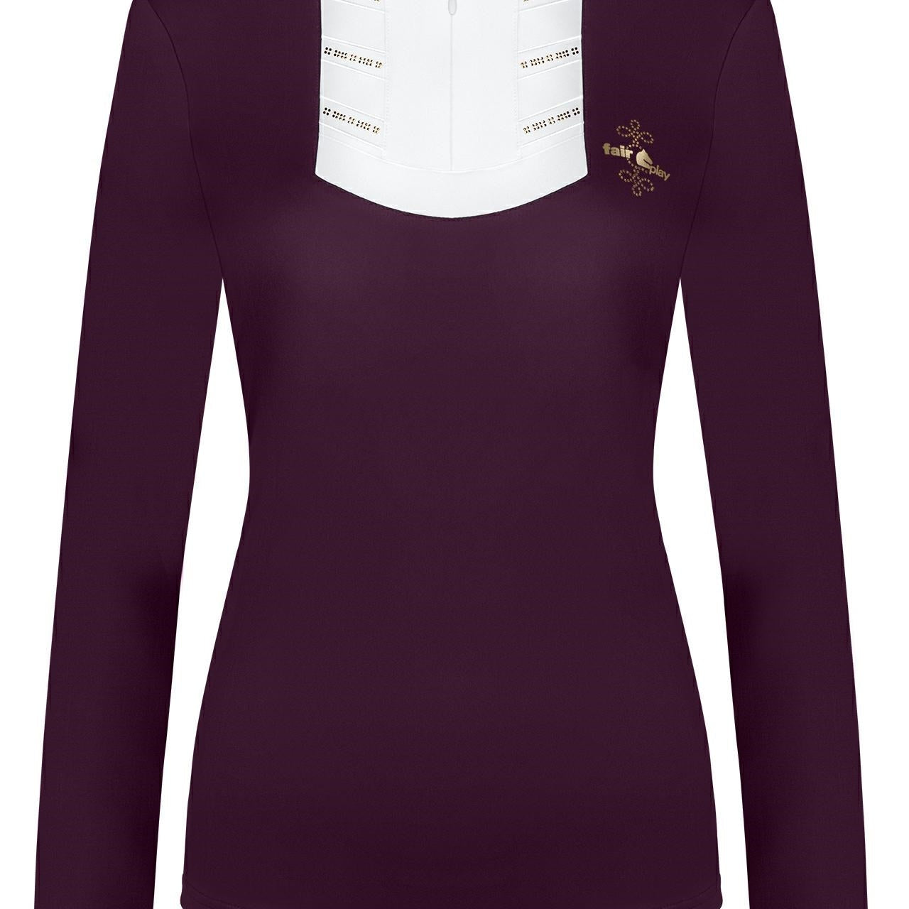 Fair Play "Ingrid" Vintage Gold Long Sleeve Show Shirt - Fair Play - Equiluxe Tack