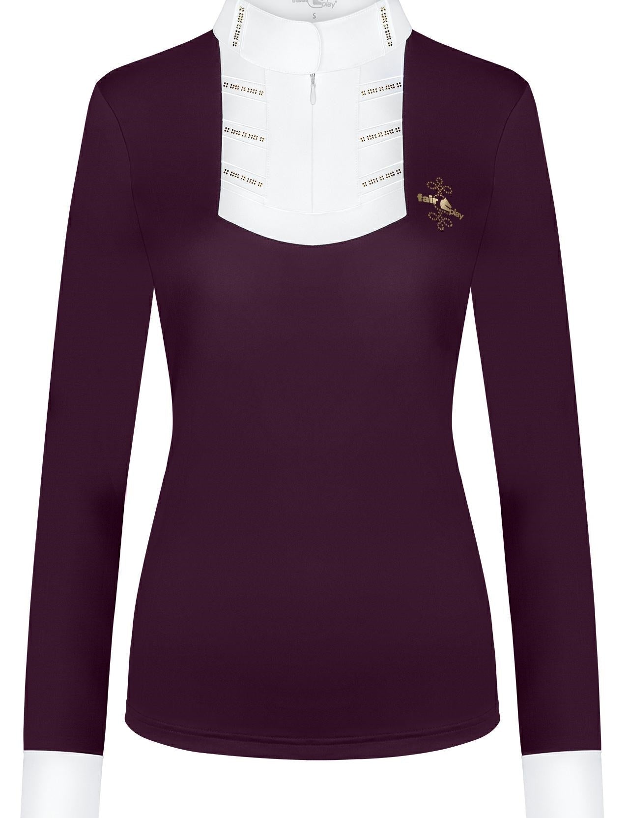 Fair Play "Ingrid" Vintage Gold Long Sleeve Show Shirt - Fair Play - Equiluxe Tack