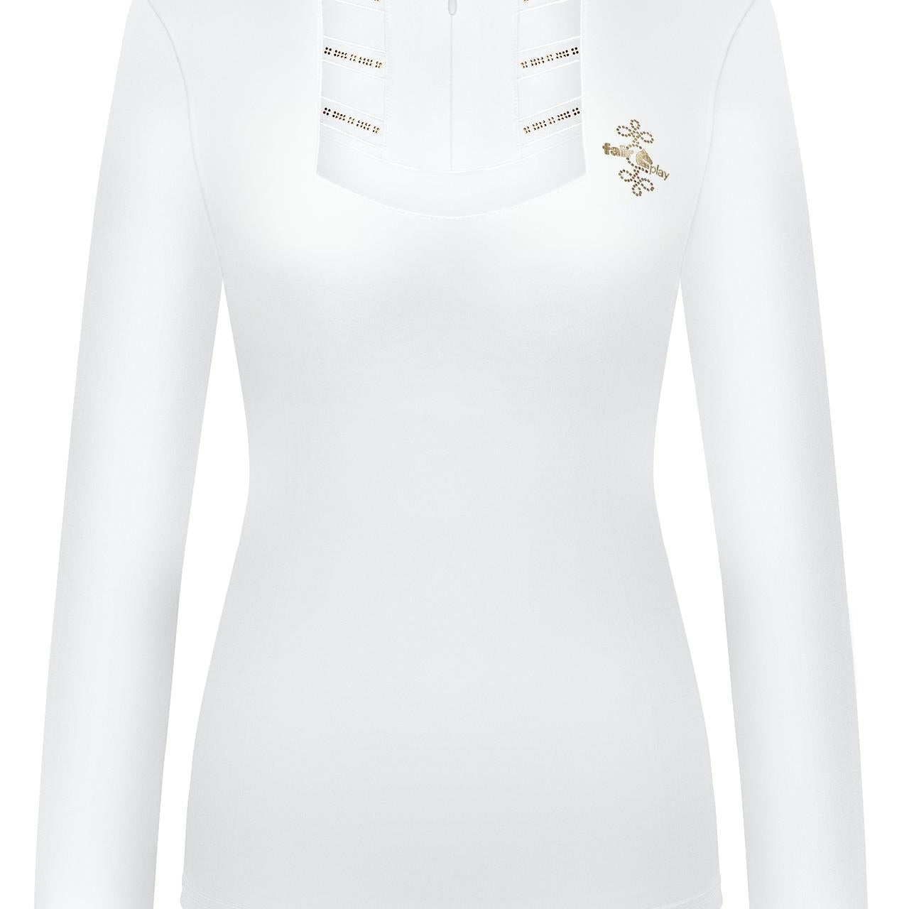 Fair Play "Ingrid" Vintage Gold Long Sleeve Show Shirt - Fair Play - Equiluxe Tack