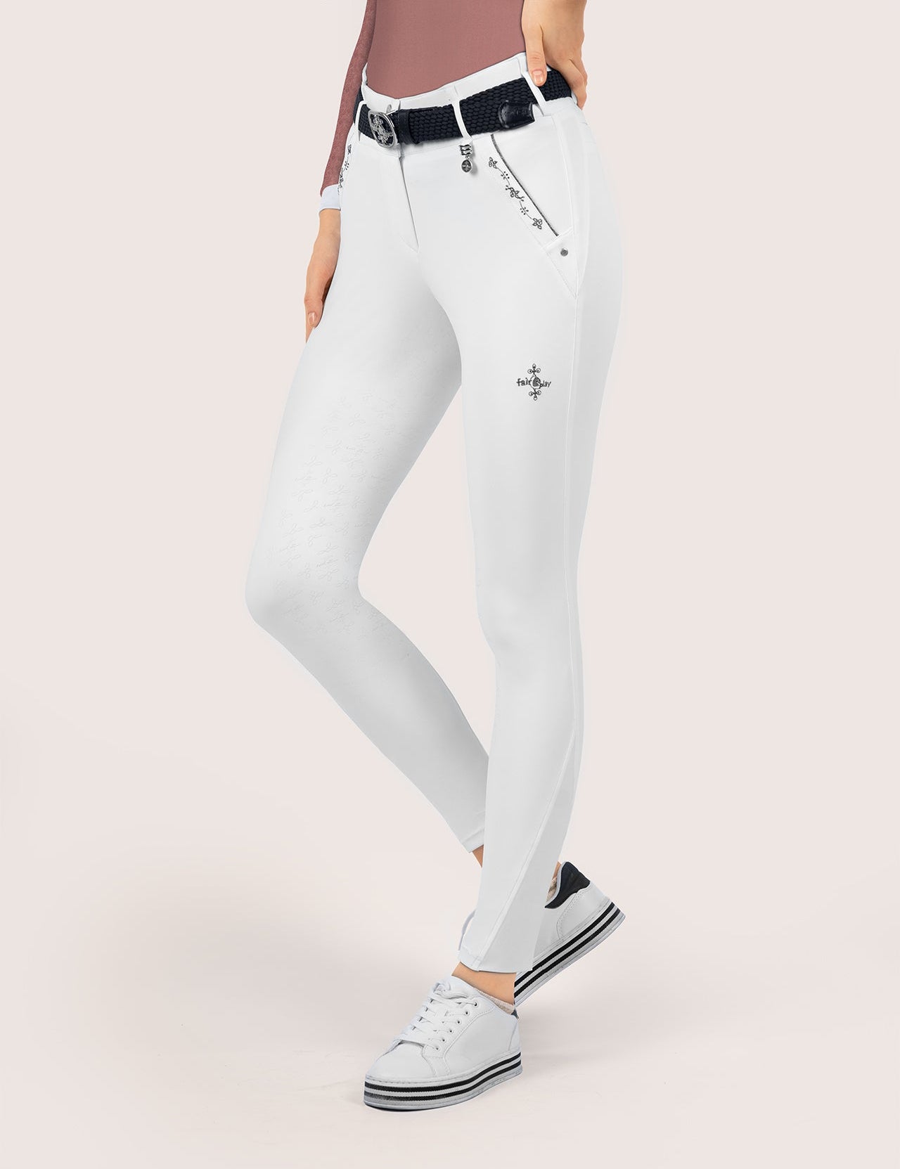 Fair Play "Jasmine Fleur" Breeches - 3 Colors - Fair Play - Equiluxe Tack