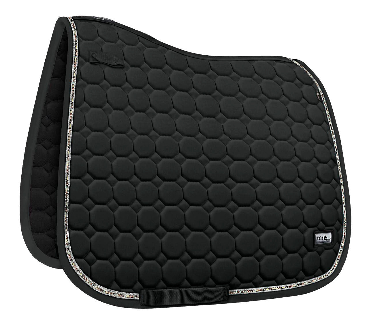 Fair Play "Jaspar" Black Saddle Pad - Jump & Dressage - Fair Play - Equiluxe Tack