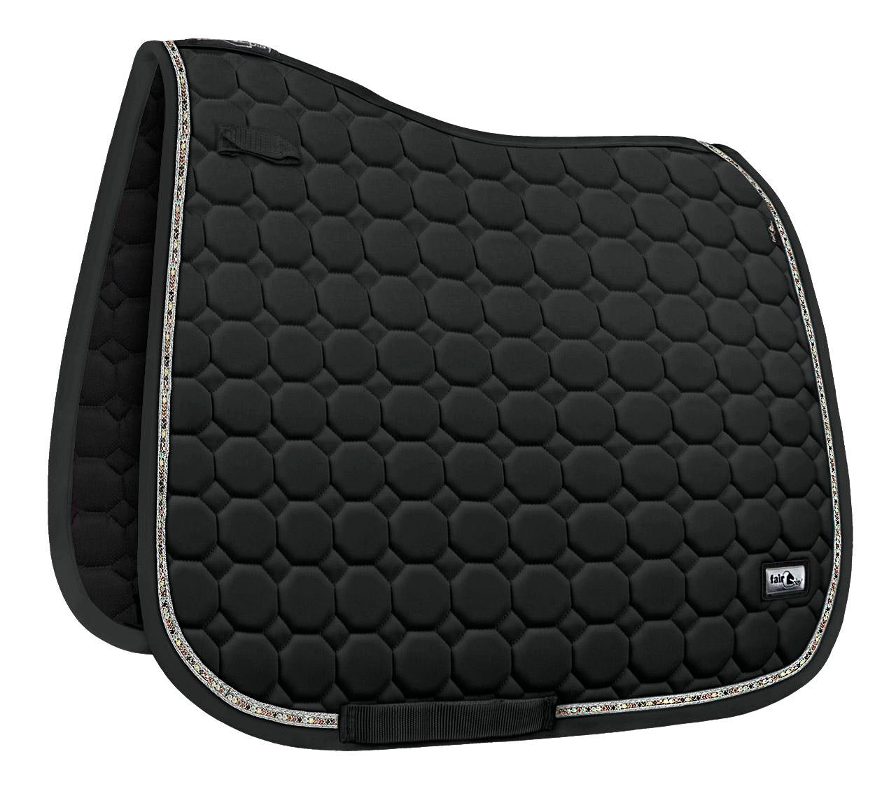 Fair Play "Jaspar" Black Saddle Pad - Jump & Dressage - Fair Play - Equiluxe Tack