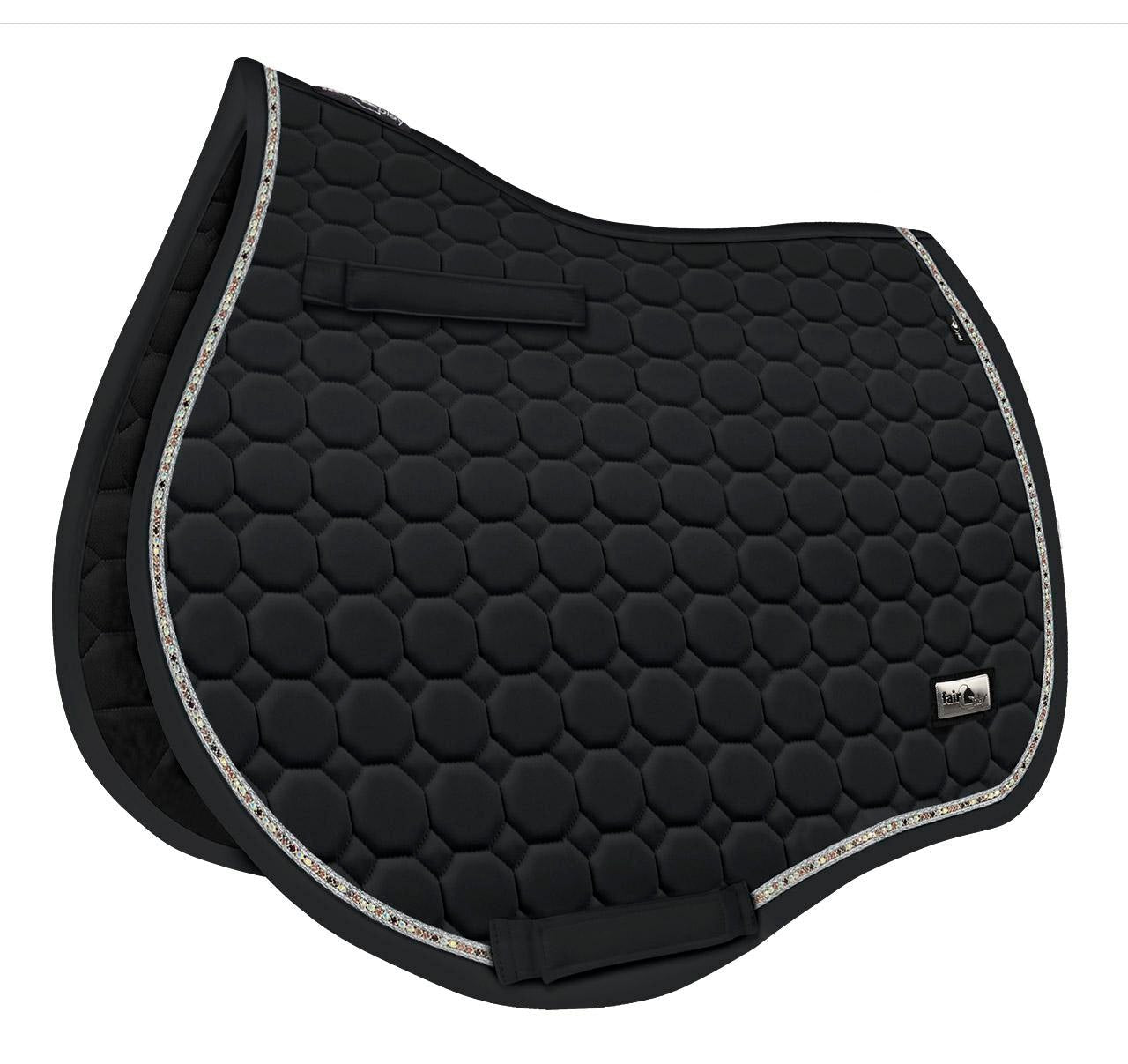 Fair Play "Jaspar" Black Saddle Pad - Jump & Dressage - Fair Play - Equiluxe Tack