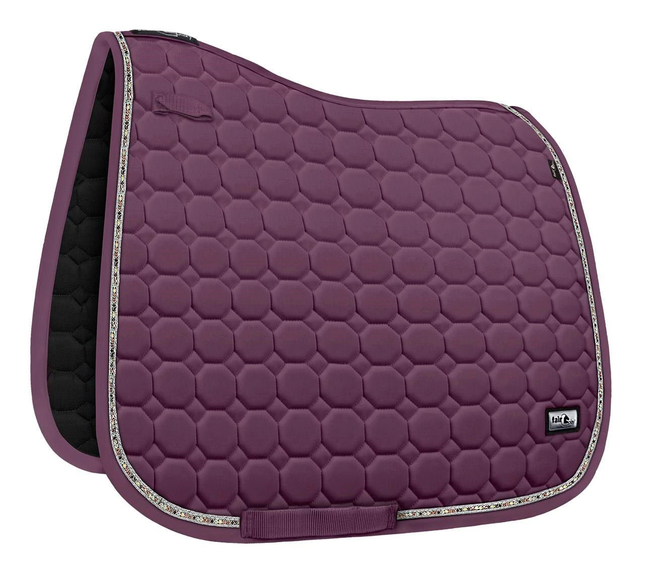 Fair Play "Jaspar" Eggplant Saddle Pad - Jump & Dressage - Fair Play - Equiluxe Tack