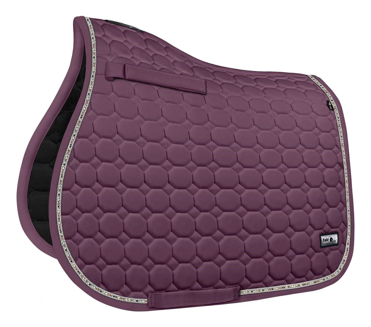 Fair Play "Jaspar" Eggplant Saddle Pad - Jump & Dressage - Fair Play - Equiluxe Tack