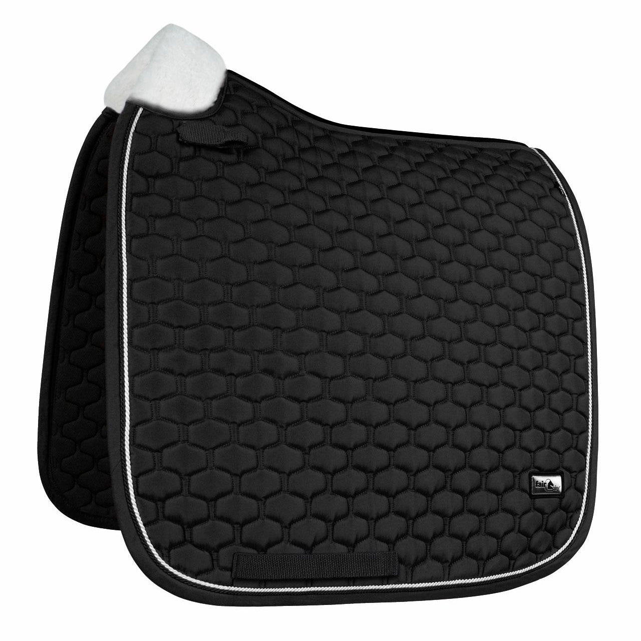 Fair Play "Jet" Black Saddle Pad - Dressage & Jump - Fair Play - Equiluxe Tack