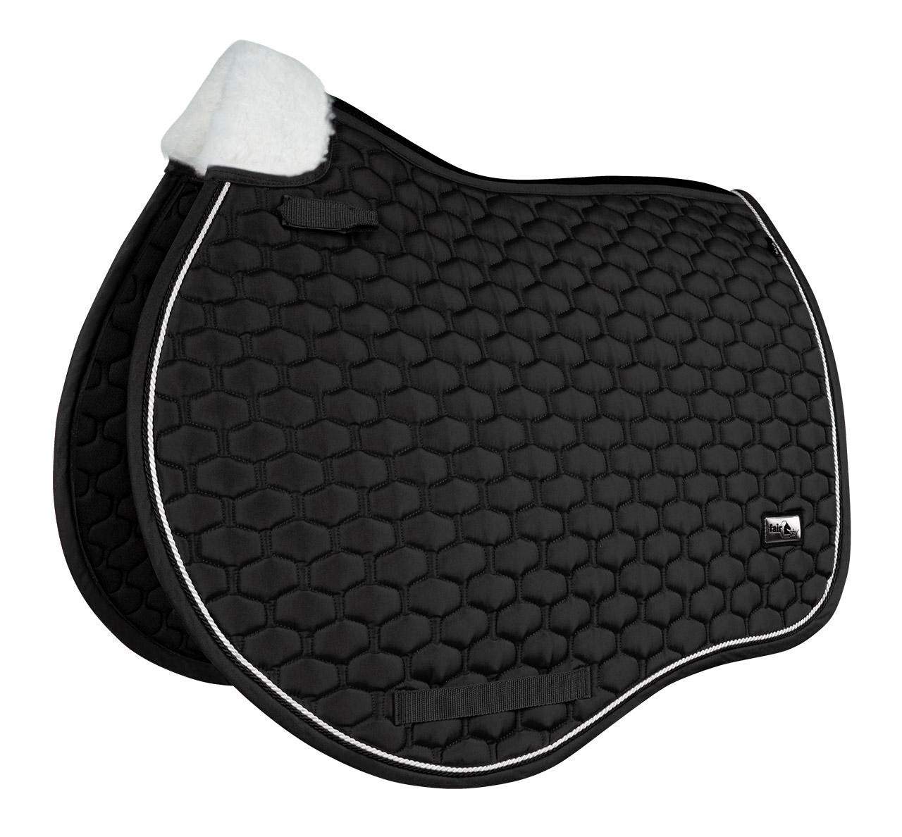 Fair Play "Jet" Black Saddle Pad - Dressage & Jump - Fair Play - Equiluxe Tack