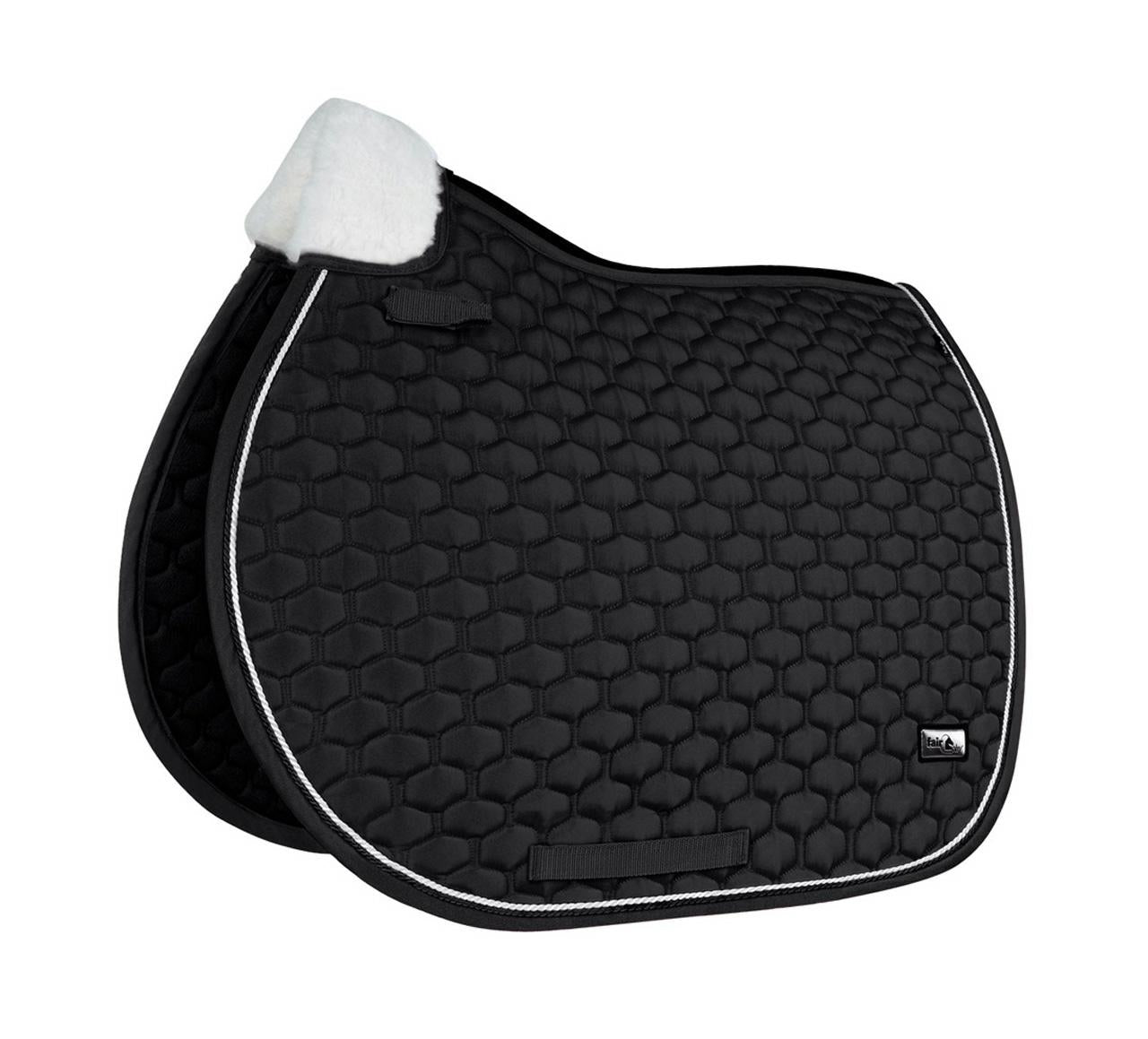 Fair Play "Jet" Black Saddle Pad - Dressage & Jump - Fair Play - Equiluxe Tack