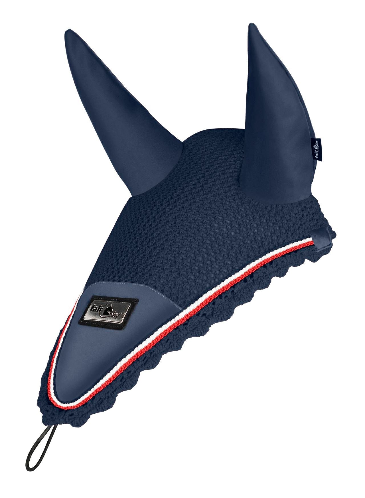 Fair Play "Jet" Navy Blue Tie Down Fly Veil - Fair Play - Equiluxe Tack