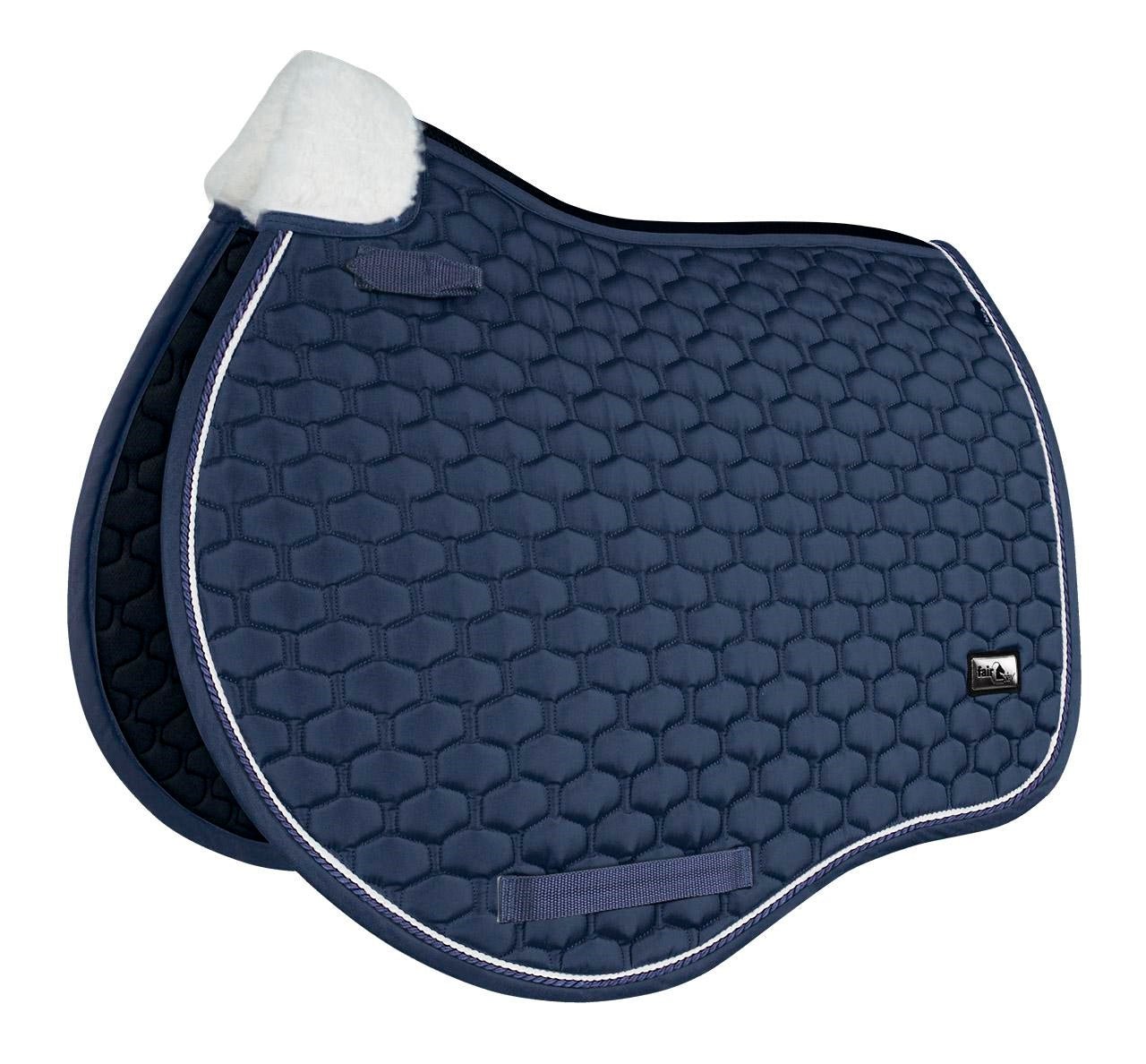 Fair Play "Jet" Navy Saddle Pad - Dressage & Jump - Fair Play - Equiluxe Tack