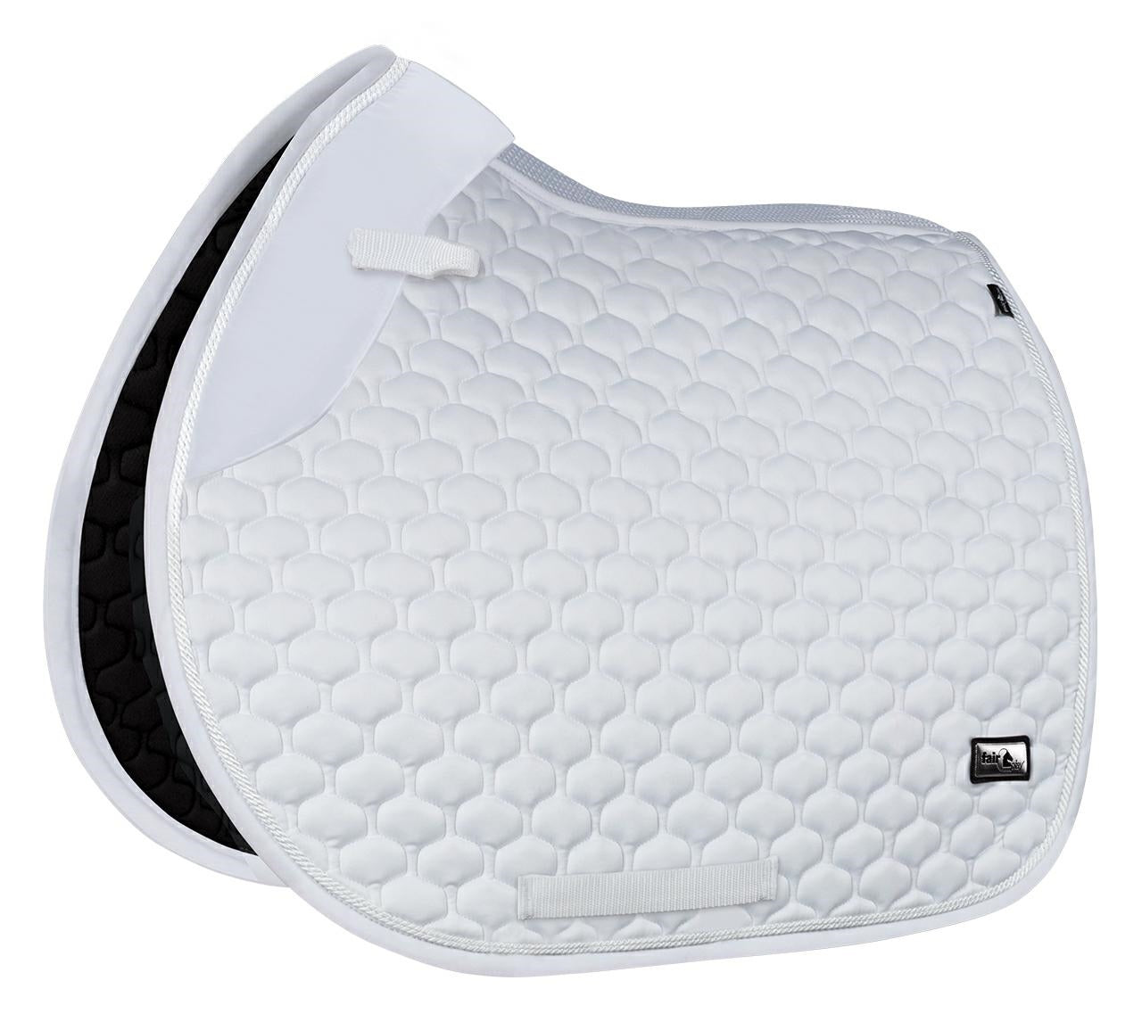 Fair Play "Jet Sport" White Saddle Pad - Fair Play - Equiluxe Tack