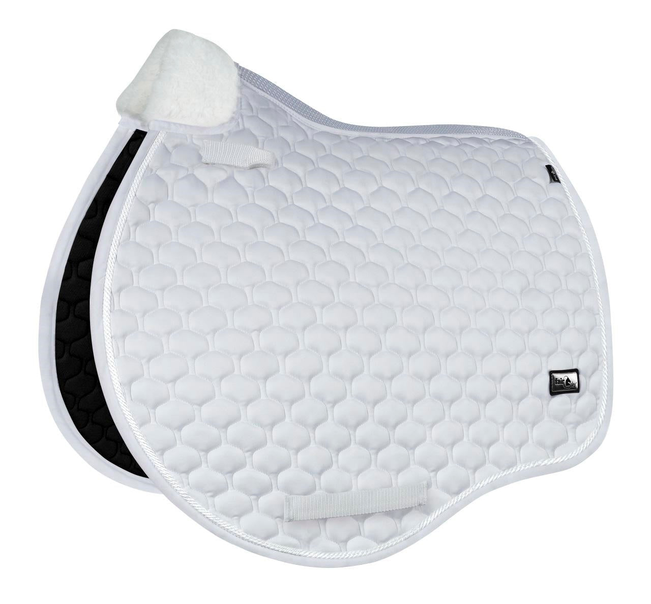 Fair Play "Jet" White Saddle Pad - Jump & Dressage - Fair Play - Equiluxe Tack