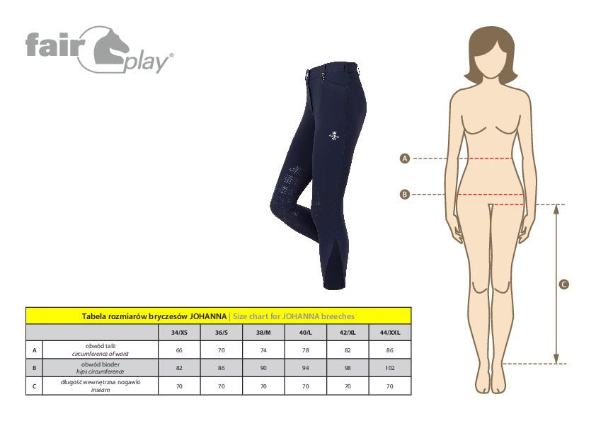 Fair Play "Johanna" Full Seat Breeches - 5 Colors - Fair Play - Equiluxe Tack