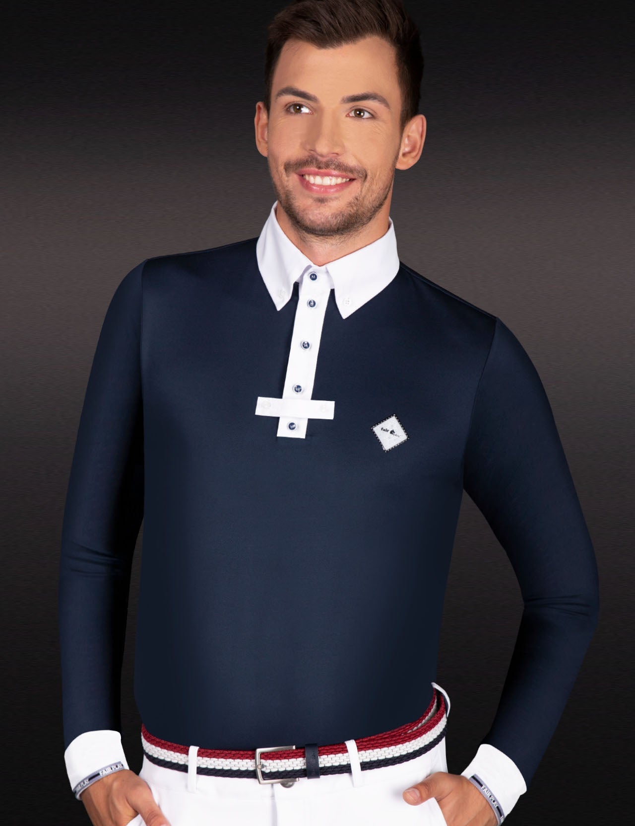 Fair Play "John" Men's Long Sleeve Show Shirt - Fair Play - Equiluxe Tack
