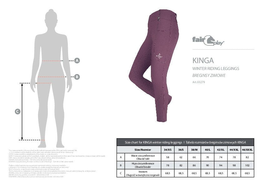 Fair Play "Kinga" Women's Full Seat Riding Leggings - Fair Play - Equiluxe Tack