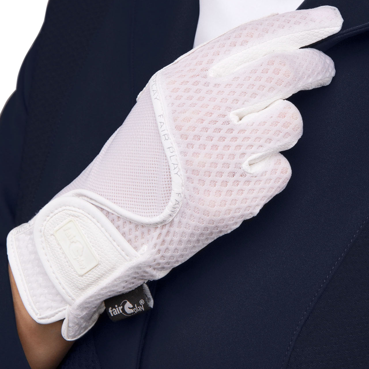 Fair Play "Lola" Leather & Mesh Riding Gloves - Fair Play - Equiluxe Tack