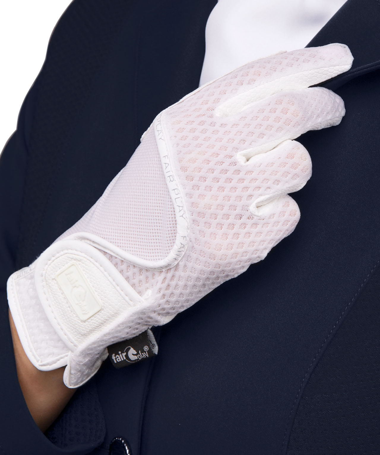 Fair Play "Lola" Leather & Mesh Riding Gloves - Fair Play - Equiluxe Tack