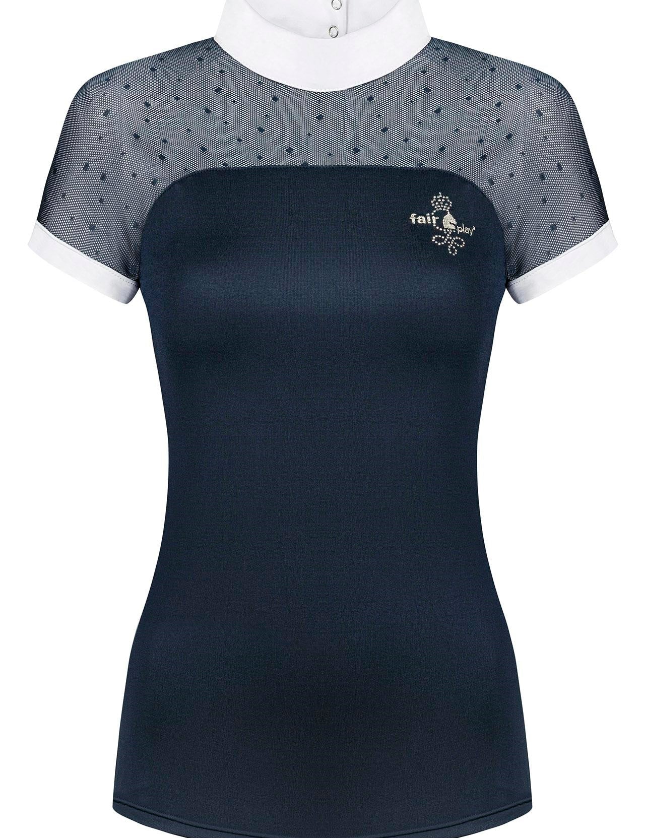 Fair Play "Lucia 2.0" Short Sleeve Lace Show Shirt - Fair Play - Equiluxe Tack