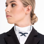 Fair Play "Luxy" Ready Tied Stock Tie - White & Black - Fair Play - Equiluxe Tack