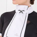 Fair Play "Luxy" Ready Tied Stock Tie - White & Black - Fair Play - Equiluxe Tack