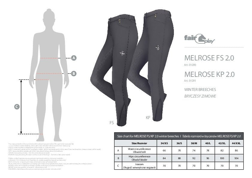 Fair Play "Melrose 2.0" Full Seat Breeches - 5 Colors - Fair Play - Equiluxe Tack