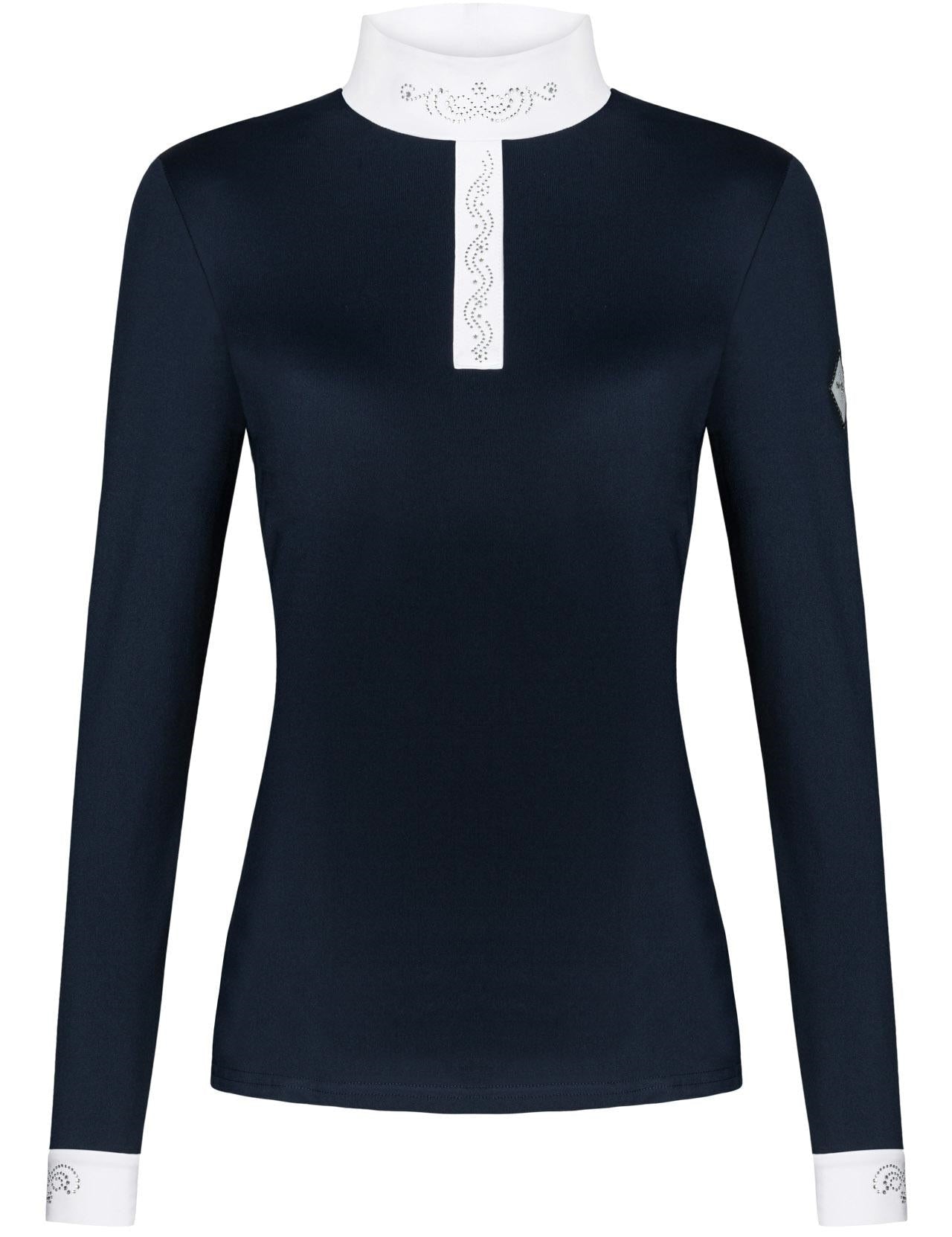 Fair Play "Meredith Chic" Crystal Long Sleeve Show Shirt - Fair Play - Equiluxe Tack